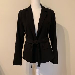 NY&Co Black Tie-waist Blazer, NWT, size 8
